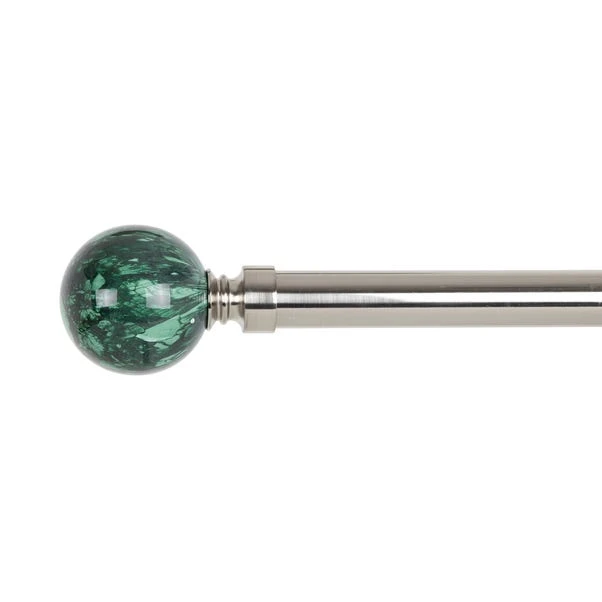Malachite Ball Extendable Metal Eyelet Curtain Pole 6 Malachite Ball Extendable Metal Eyelet Curtain Pole - Image 4