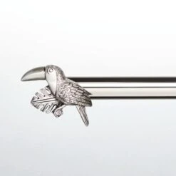 Toucan Extendable Metal Eyelet Curtain Pole
