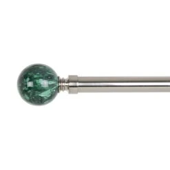 Malachite Ball Extendable Metal Eyelet Curtain Pole 7 Malachite Ball Extendable Metal Eyelet Curtain Pole -Habitat Store 30961332 alt01
