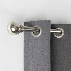 Mercury Extendable Metal Eyelet Curtain Pole​ -Habitat Store 30961344