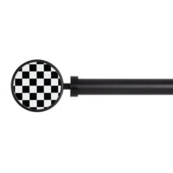 Checkerboard Extendable Metal Eyelet Curtain Pole​ -Habitat Store 30961373 alt01