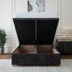 Plush Chenille End Of Bed Ottoman Base -Habitat Store 30962563 alt03