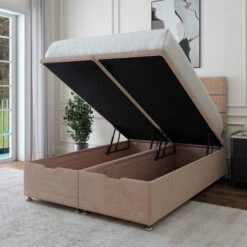 Plush Chenille End Of Bed Ottoman Base -Habitat Store 30962582 alt02