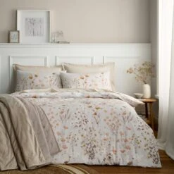Watercolour Floral Duvet Cover And Pillowcase Set -Habitat Store 30962658 alt09