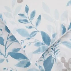 Abeny Leaves Cotton TENCEL™ Duvet Cover & Pillowcase Set -Habitat Store 30962732 alt05