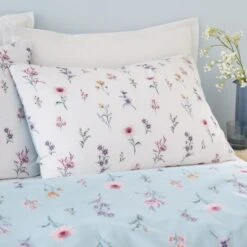 Kelsey Ditsy Cotton TENCEL™ Duvet Cover & Pillowcase Set 34 Kelsey Ditsy Cotton TENCEL™ Duvet Cover & Pillowcase Set -Habitat Store 30962752 alt02