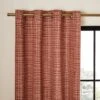 Beckett Basket Weave Blackout Eyelet Curtains -Habitat Store 30962872