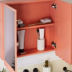 Scallop Mirror Wall Cabinet -Habitat Store 30963084 alt03