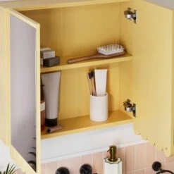 Scallop Mirror Wall Cabinet -Habitat Store 30963123 alt03