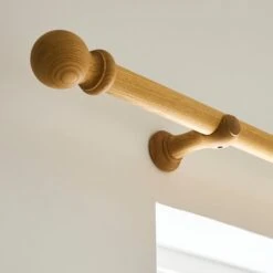 Tilton Wooden Curtain Pole With Rings -Habitat Store 30964077 alt01