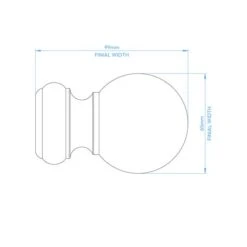 Tilton Wooden Curtain Pole With Rings -Habitat Store 30964095 alt09