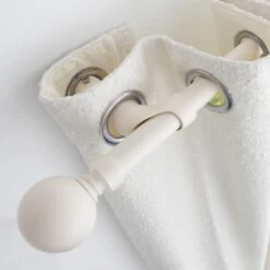 Room Darkening Extendable Metal Eyelet Curtain Pole 36 Room Darkening Extendable Metal Eyelet Curtain Pole -Habitat Store 30964150 alt03