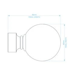 Room Darkening Extendable Metal Eyelet Curtain Pole 31 Room Darkening Extendable Metal Eyelet Curtain Pole -Habitat Store 30964159 alt06