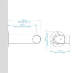 Room Darkening Extendable Metal Eyelet Curtain Pole 33 Room Darkening Extendable Metal Eyelet Curtain Pole -Habitat Store 30964159 alt08