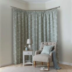 Sofia Floral Pencil Pleat Curtains -Habitat Store 30964671 alt04