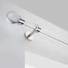 Atlanta Acrylic Curtain Pole With Rings -Habitat Store 30965376