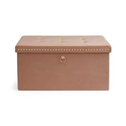 Velvet Rectangular Ottoman 40 Velvet Rectangular Ottoman -Habitat Store 30965479 alt02