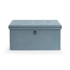 Velvet Rectangular Ottoman 35 Velvet Rectangular Ottoman -Habitat Store 30965480 alt02