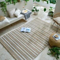 Kylo Striped Indoor Outdoor Rug -Habitat Store 30966899
