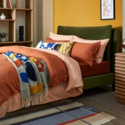 Skylar Velvet Pillow Back Bed Frame -Habitat Store 30968569 alt03