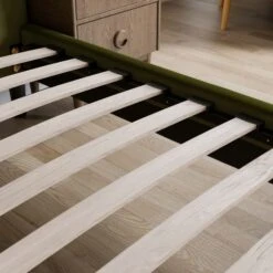 Skylar Velvet Pillow Back Bed Frame -Habitat Store 30968569 alt05