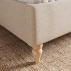 Arriana Ottoman Chesterfield Bed Frame, Woven Fabric -Habitat Store 30968591 alt02