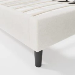 Alara Pleated Teddy Fabric Bed Frame -Habitat Store 30968593 alt06