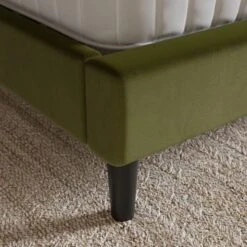 Skylar Velvet Pillow Back Bed Frame -Habitat Store 30968601 alt04