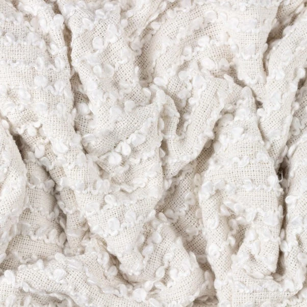 Arvo Boucle Polycotton Yarn Throw 130cm X 180cm 10 Arvo Boucle Polycotton Yarn Throw 130cm X 180cm - Image 8