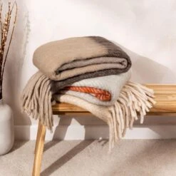 Rawton Ombre Throw 130cm X 180cm 25 Rawton Ombre Throw 130cm X 180cm -Habitat Store 30974289 alt03