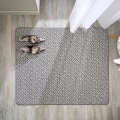 Marvel Boucle Greek Key Washable Doormat -Habitat Store 30977254