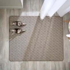 Marvel Boucle Greek Key Washable Doormat -Habitat Store 30977260