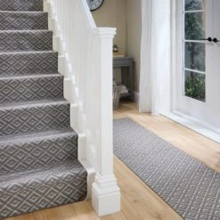 Marvel Geo Hard-wearing Washable Stair Runner 27 Marvel Geo Hard-wearing Washable Stair Runner -Habitat Store 30977294 alt06