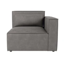 Modular Arne Grey Faux Leather 3 Seater Sofa -Habitat Store 60197698 alt03