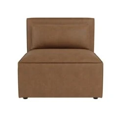Modular Arne Tan Faux Leather Reversible Chaise Sofa -Habitat Store 60197700 alt02