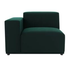 Modular Cruz Bottle Green Velvet 2 Seater Sofa -Habitat Store 60197707 alt01