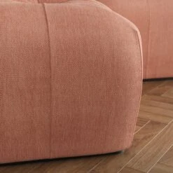 Modular Squish Clay Tonal Chenille Left Hand Facing Small Chaise Sofa -Habitat Store 60227154 alt03