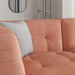 Modular Squish Clay Tonal Chenille Left Hand Facing Small Chaise Sofa -Habitat Store 60227154 alt04