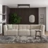 Modular Squish Natural Tonal Chenille 3 Seater Sofa -Habitat Store 60227159