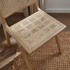 Karla 4-6 Seater Rectangular Extendable Dining Table With 4 Arielle Natural Oak Dining Chairs -Habitat Store 60246575 alt04